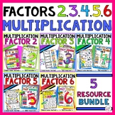 Multiplication Facts Practice Multiplying by 3 by Count on Tricia