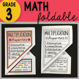 3rd Grade Multiplication Properties Foldable