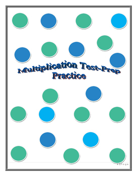 Preview of 3rd Grade Multiplication Test Prep (Mostly multiples of 10)