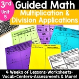3rd Grade Multiplication and Division Properties Word Prob