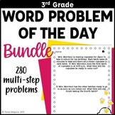 3rd Grade Multi Step Word Problems of the Day Math Story P
