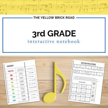 Preview of 3rd Grade Music Interactive Notebook - Music INB - music lessons