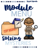 3rd Grade Mysteries Module Menu