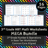 3rd Grade NBT Worksheets: 3rd Grade Math Worksheets, Numbe