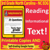 3rd Grade NC EOG Reading Informational Text Practice Tests