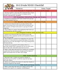 3rd Grade NGSS Checklist