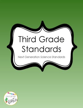 Preview of 3rd Grade NGSS Standards