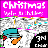 3rd Grade NO PREP Christmas Math Worksheets - Fun Activiti