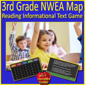 Preview of 3rd Grade NWEA MAP Reading Test Prep Game - Reading Informational Text