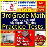 3rd Grade NWEA MAP Math Test Prep: Operations + Algebraic Thinking RIT 171-220