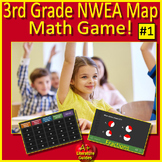 3rd Grade NWEA MAP Math Test Prep Review Game test practice | Distance Learning