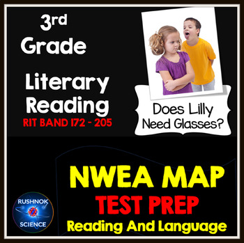 Preview of 3rd Grade NWEA MAP Reading, Language Test Prep, Practice Questions, Quiz, Lilly