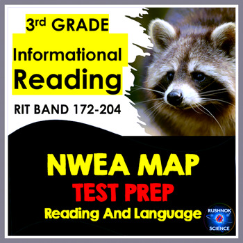 Preview of 3rd Grade NWEA MAP Reading, Language Test Prep, Practice Questions, Ricky, ELA