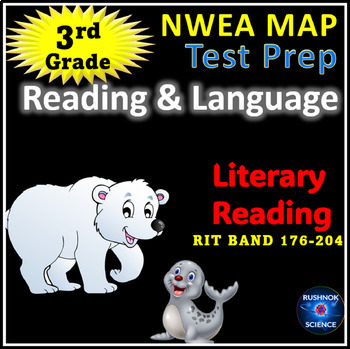Preview of 3rd Grade NWEA MAP Reading, Language Test Prep, Practice Questions, Rocky