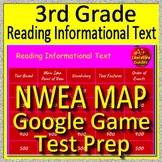 3rd Grade NWEA MAP Reading Test Prep GOOGLE GAME Reading Informational Text ELA