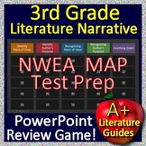 3rd Grade NWEA MAP Reading Test Prep & Literature Review Game Distance Learning