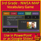 3rd Grade NWEA MAP Test Prep Reading Vocabulary Review Game | Distance Learning
