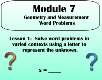 Preview of 3rd Grade: NYS Math MODULE 7: 28 ActivInspire Flipcharts (Editable)