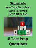 3rd Grade New York State Test Prep Practice Questions (NY-