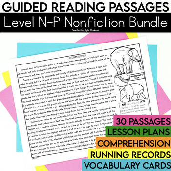 Preview of 3rd Grade Nonfiction Guided Reading Passages and Comprehension Questions Bundle