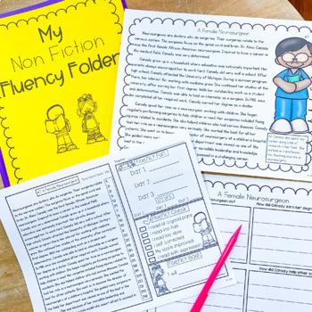 3rd Grade Nonfiction Reading Fluency Passages | Level N-P | Comprehension