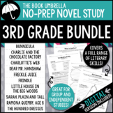 3rd Grade Novel Study Bundle - Print AND Digital
