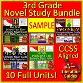 3rd Grade Novel Study Bundle Free Sample