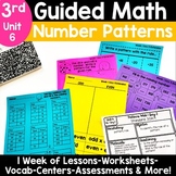 3rd Grade Number Patterns Worksheets Activities Lessons 3.