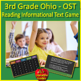 3rd Grade Ohio State Test Prep Informational Text Game for OST ELA Ohio AIR