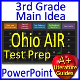 3rd Grade Ohio State Test Prep Main Idea & Text Evidence Game - OST Ohio AIR