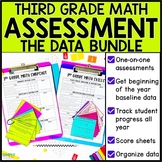 3rd Grade One on One Math Assessments Bundle