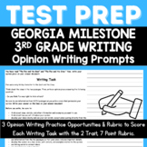 3rd Grade Opinion Writing Texts and Prompts for Georgia Milestone