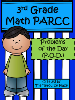 Preview of 3rd Grade PARCC/NJSLA-Like Problems of the Day!