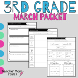 3rd Grade March Packet: All Subjects {Morning Work, Extra 