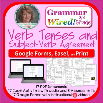 Preview of 3rd Grade Part 8 Verb Tenses and Subject-Verb Agreement