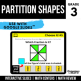 3rd Grade Partition Shapes | Digital Centers | Google Classroom™