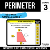 3rd Grade Perimeter | Digital Centers | Google Classroom™