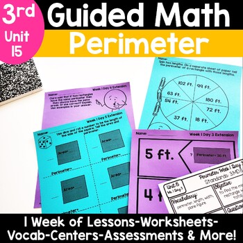 Preview of 3rd Grade Perimeter Worksheets Hands on Activities Assessments Lessons Centers