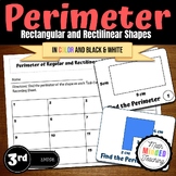 3rd Grade Perimeter of Rectangular and Rectilinear Shapes 