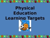 3rd Grade Physical Education Standards Learning Target Posters