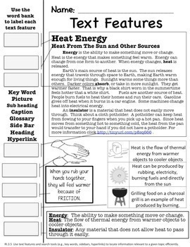 3rd grade physical science thermal energy and heat 3 week unit by mrs
