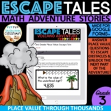 3rd Grade Place Value Activity | Digital Escape Tale for G