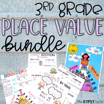 Preview of 3rd Grade Place Value Bundle