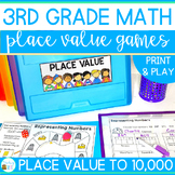 3rd Grade Place Value Games - Rounding, Comparing Numbers