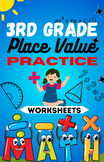 3rd Grade Place Value Math Review Practice Worksheets Roun