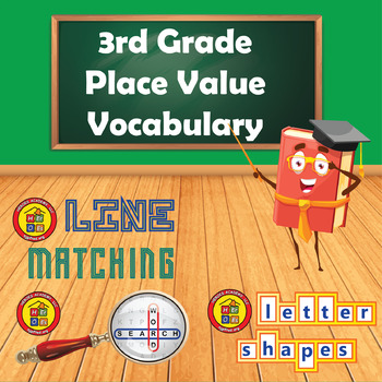 Preview of 3rd Grade Place Value Vocabulary Bundle