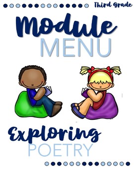 Preview of 3rd Grade Poetry Module Menu
