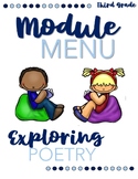 3rd Grade Poetry Module Menu