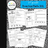 3rd Grade Practice Math SOL Test Multiple Choice Virginia SOLs