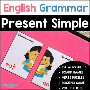 Preview of 3rd Grade Present Simple Tense Worksheets